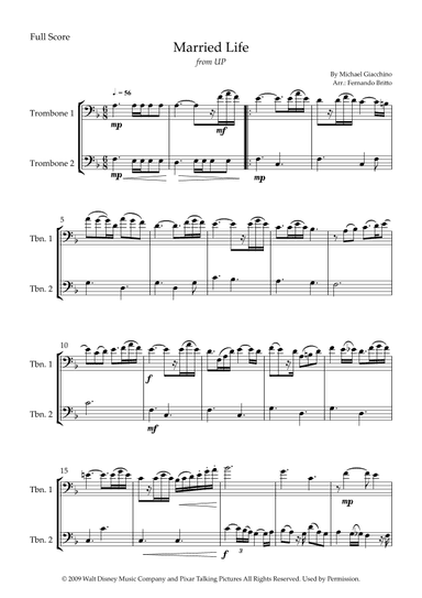 Married Life (arr. Fernando Britto)