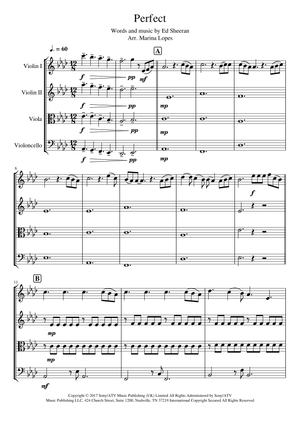 Perfect (arr. Marina Lopes)