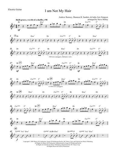 I Am Not My Hair (arr. Steve Milloy)