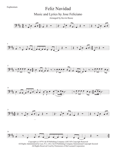 Feliz Navidad (arr. Kevin Busse)