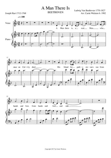 A Man There Is (arr. Carrie Wickens)