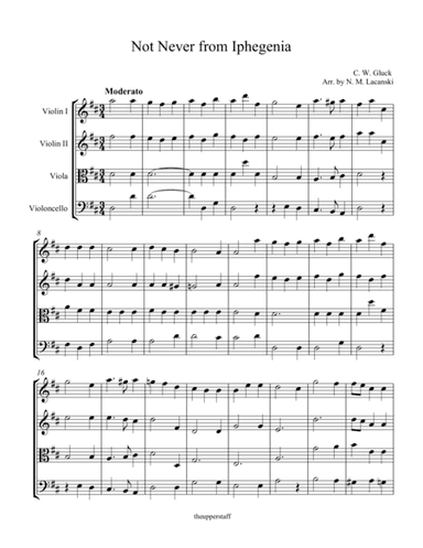 Not Never from Iphegenia (arr. Nick Lacanski)