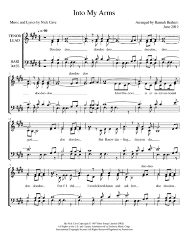 Into My Arms (arr. Hannah Braham)