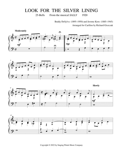 25B. Look for the Silver Lining (from the musical "Sally") (arr. Richard Giszczak)
