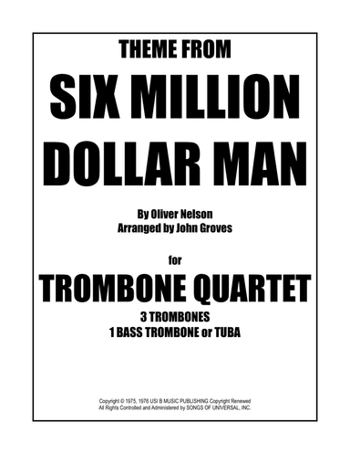 Theme From Six Million Dollar Man (arr. John Groves)