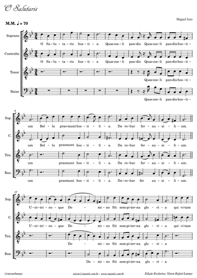 Salutaris (arr. Miguel Izzo)
