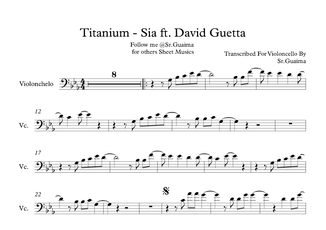 Titanium (arr. Sr. Guaima)