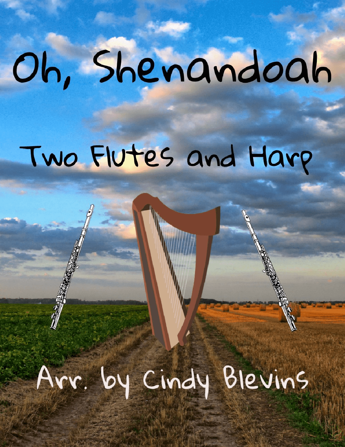 Oh, Shenandoah, Two Flutes and Harp (arr. Cindy Blevins)