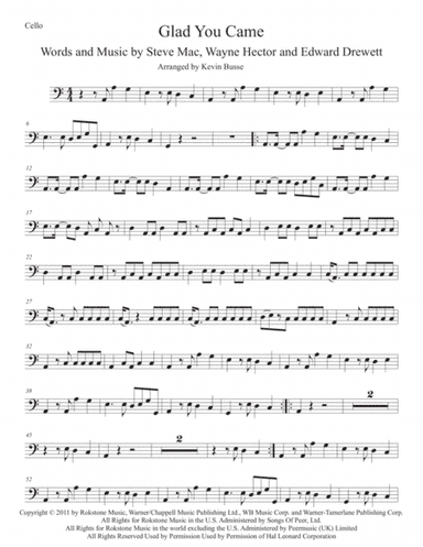 Glad You Came (arr. Kevin Busse)