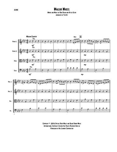 Wagon Wheel (arr. Tim Olt)