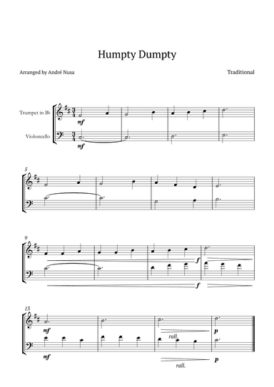 Humpty Dumpty (arr. André Nusa)