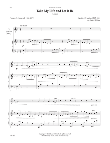 Take My Life and Let It Be (arr. Peter Hilliard)