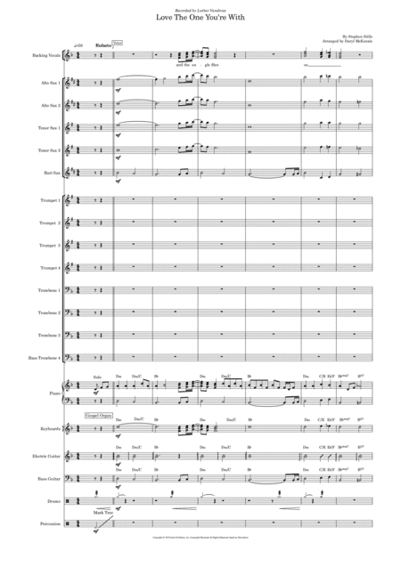 Love The One You're With (arr. Daryl McKenzie)