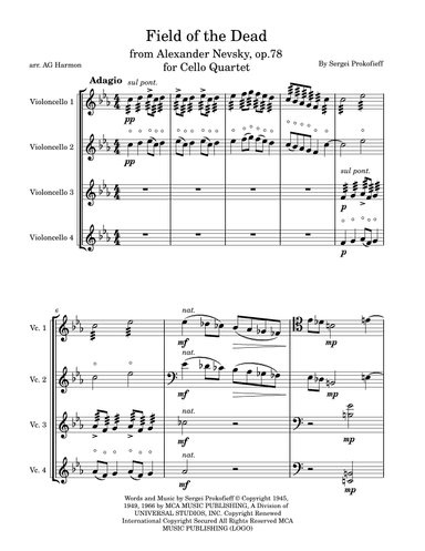 Alexander Nevsky (arr. A.G. Harmon)