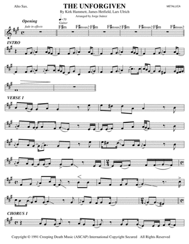 The Unforgiven (arr. Jorge Juárez)