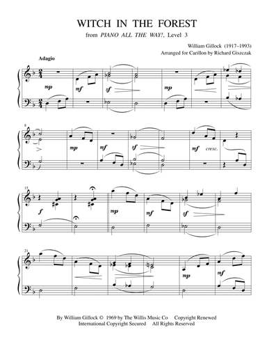 Witch In The Forest (arr. Richard Giszczak)