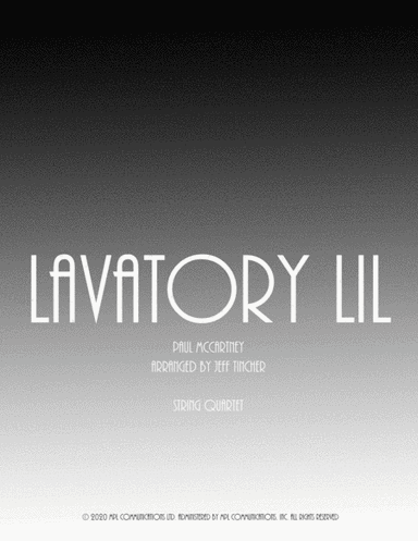 Lavatory Lil (arr. Jeff Tincher)