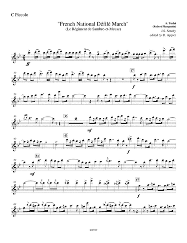 French National Defile (arr. J.Seredy edited by Diana L. Appler)