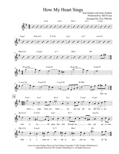 How My Heart Sings (arr. Eric O'Reilly)