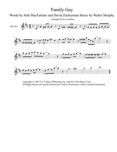 Theme From Family Guy (arr. Kevin Busse)