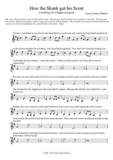 How the Skunk got its Scent