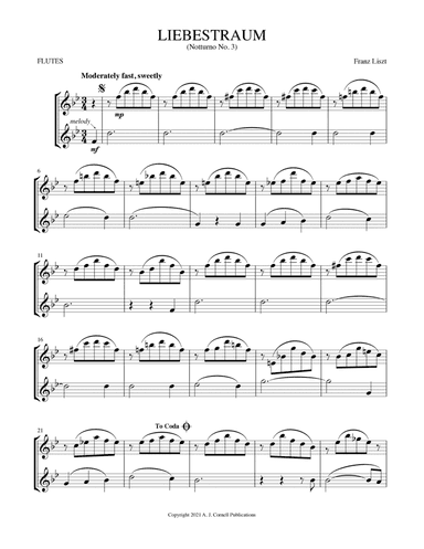 Liebestraum (arr. Mark Phillips)