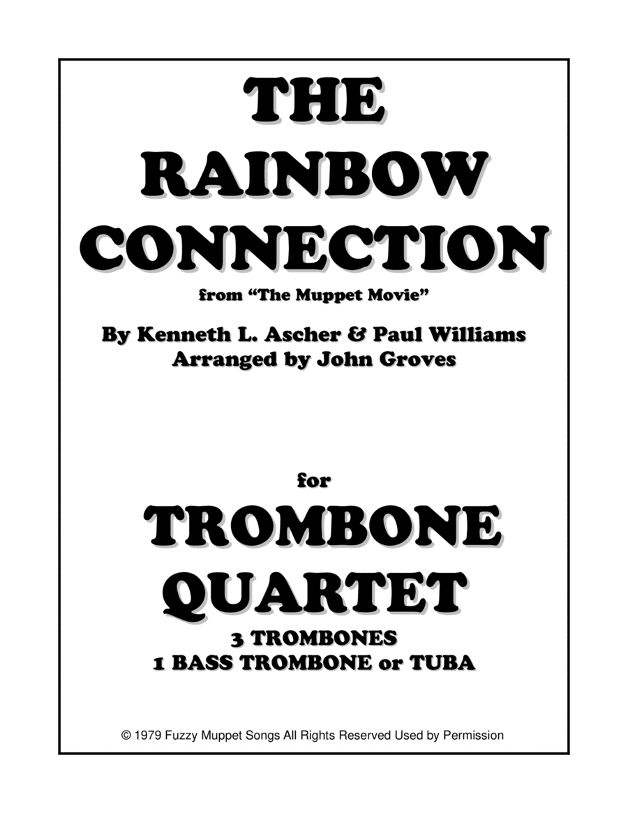 The Rainbow Connection (arr. John Groves)