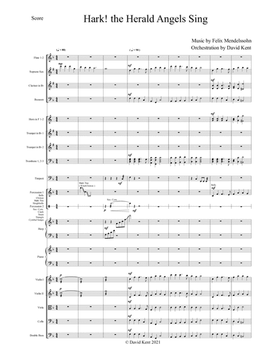 Hark! the Herald Angels Sing (arr. David Kent)