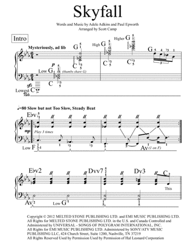 Skyfall (arr. Scott Camp)
