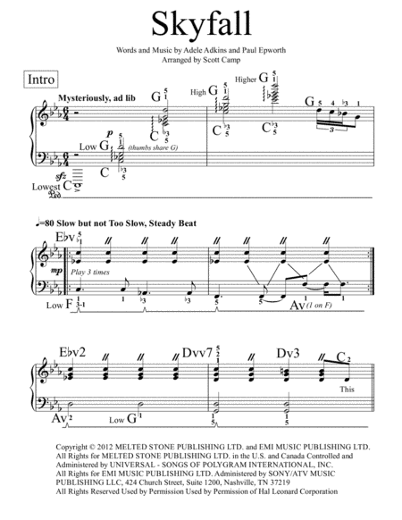Skyfall (arr. Scott Camp)
