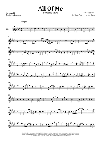 All Of Me (arr. Daniel Nakamura)