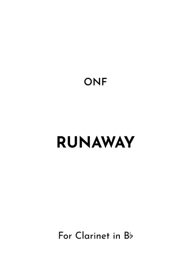Runaway (arr. Jireh J.)