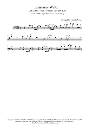 Tennessee Waltz (arr. Miranda Wong)