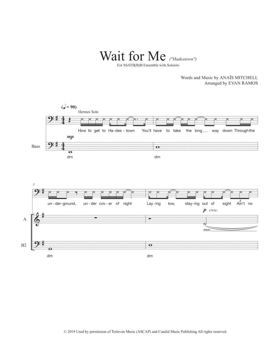 Wait For Me (arr. Evan Ramos)