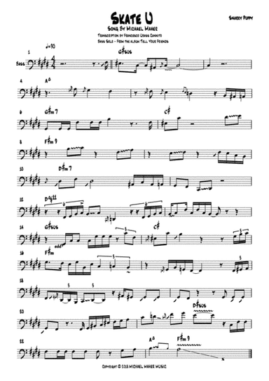 Skate U (arr. Francesco Cannito)