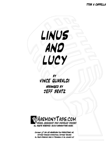 Linus And Lucy (arr. Jeff Bratz)