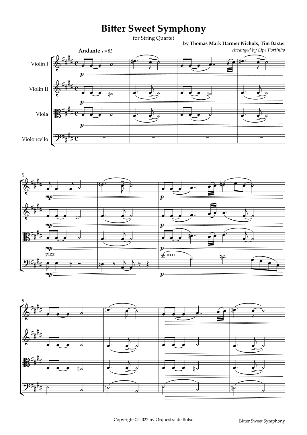 Bittersweet Symphony (arr. Lipe Portinho)