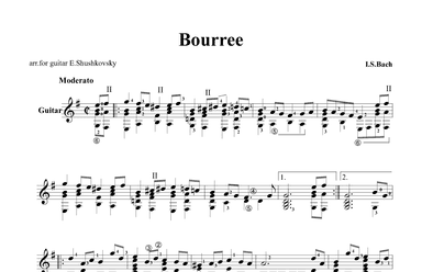 Bourree (arr. Evgeny Shushkovsky)