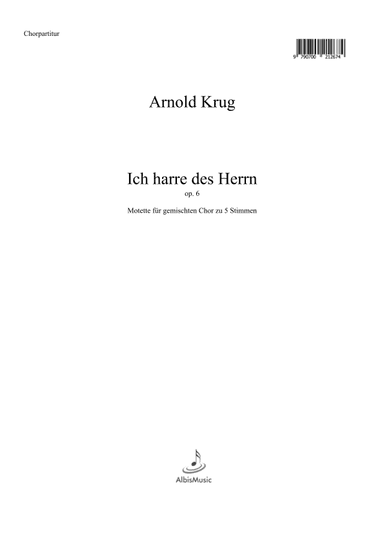 Ich harre des Herrn, op.6