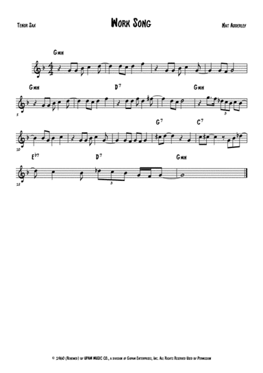 Work Song (arr. Anderson Quevedo)