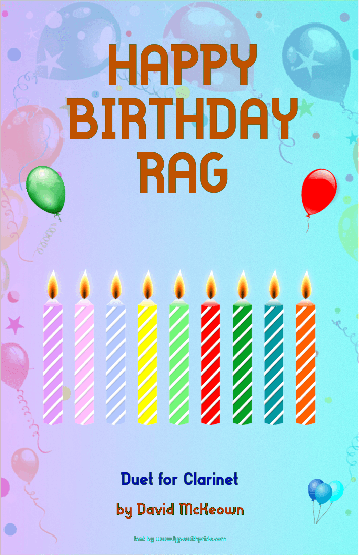 Happy Birthday Rag, for Clarinet Duet (arr. David McKeown)