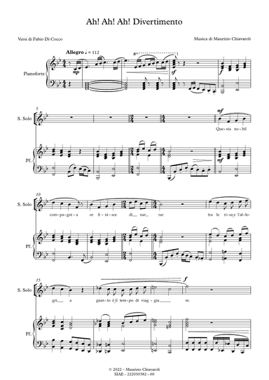 Ah! Ah! Ah! Divertimento