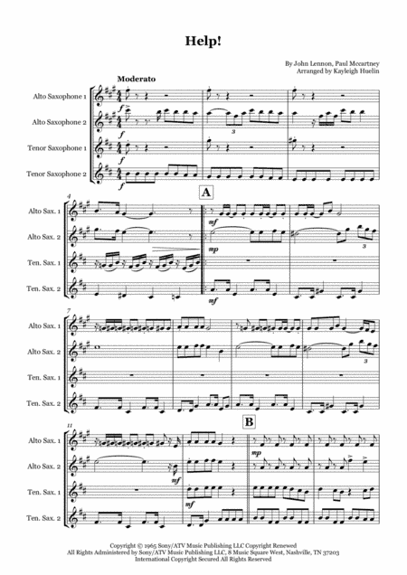 Help! (arr. Kayleigh Huelin)