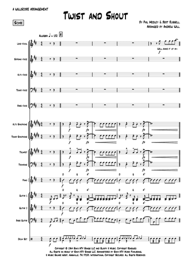 Twist And Shout (arr. Andrew Will)