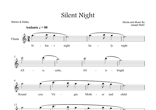Silent Night (arr. Warren & Debby)