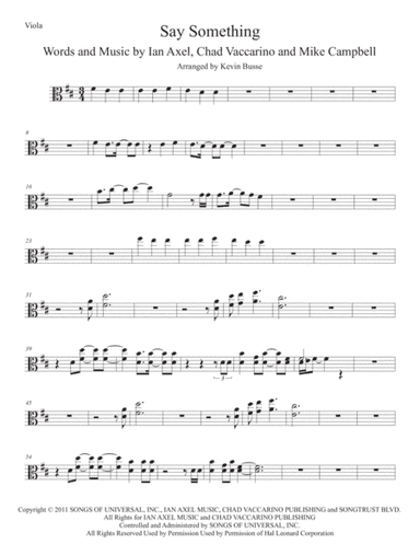 Say Something (arr. Kevin Busse)