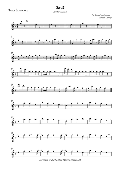 Sad! (arr. Wesley S. SIlva)
