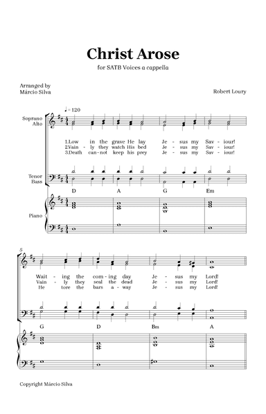 Christ Arose (arr. Márcio Silva)