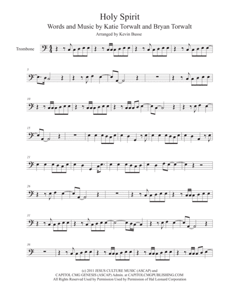 Holy Spirit (arr. Kevin Busse)