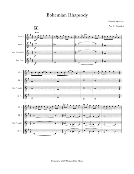 Bohemian Rhapsody (arr. K. Benedict)